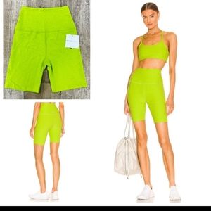 Beyond Yoga Neon Green Women's Shorts